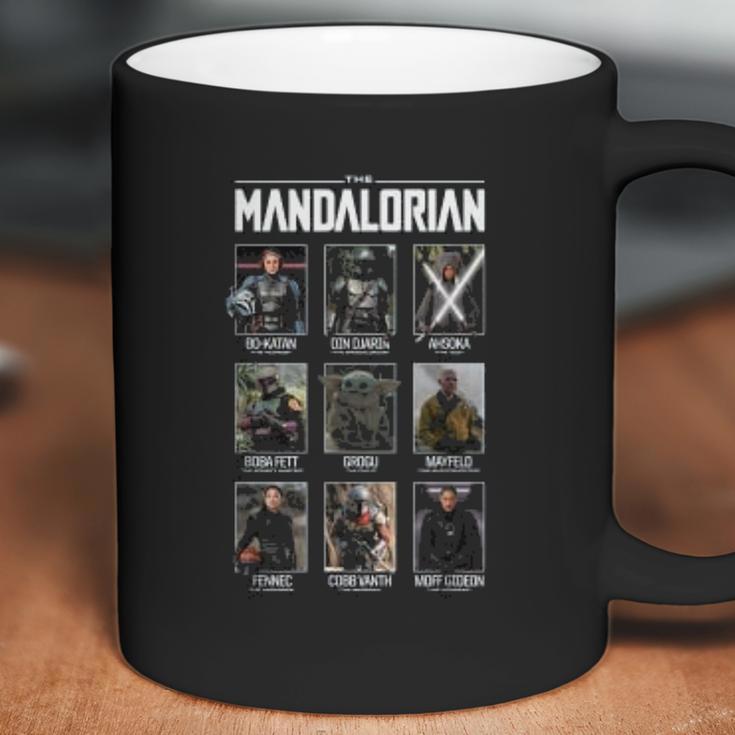 The Mandalorian Character Grid Coffee Mug