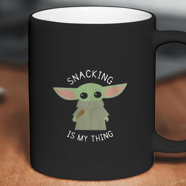 The Mandalorian The Child Snacking Is My Thing Coffee Mug