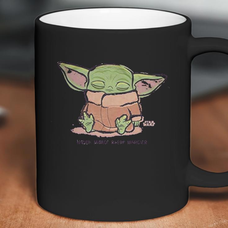 The Mandalorian Cute Child Sleeping Coffee Mug