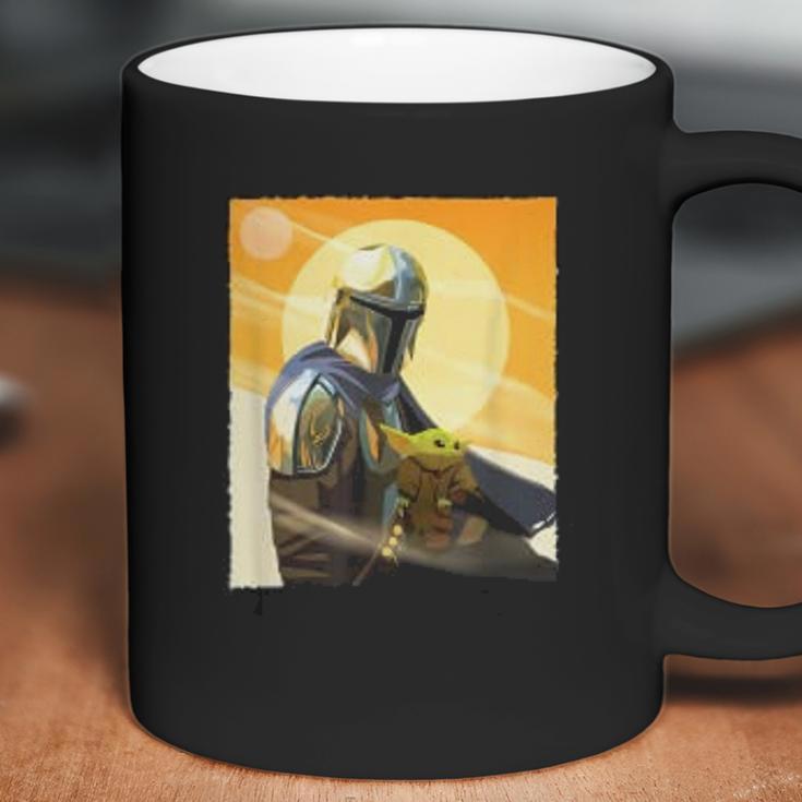 The Mandalorian Mando And The Child Clan Of Two Coffee Mug