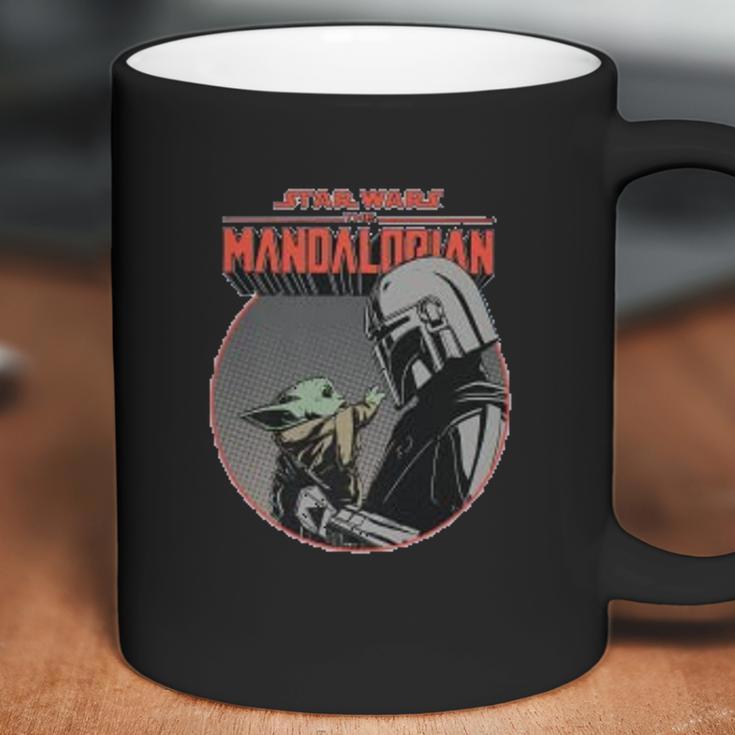 The Mandalorian Mando And The Child Retro Coffee Mug