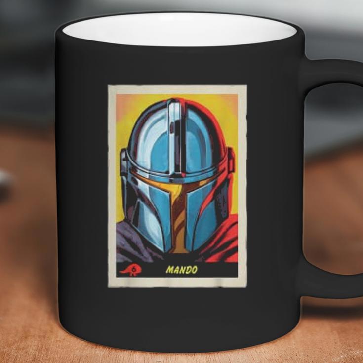 The Mandalorian Mando Trading Card Coffee Mug