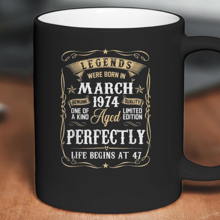 March 1974 47Th Birthday Gift 47 Years Old Men Women Coffee Mug