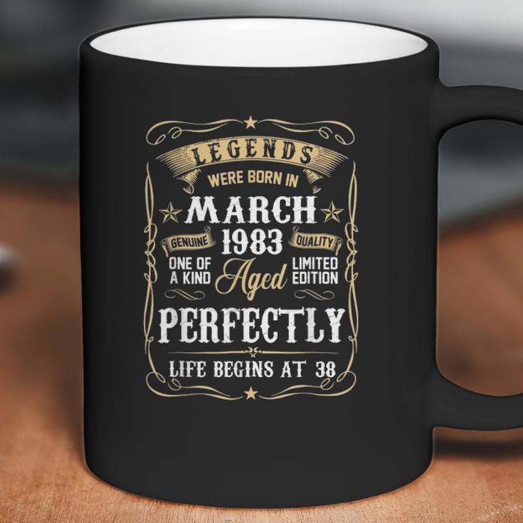 March 1983 38Th Birthday Gift 38 Years Old Men Women Coffee Mug