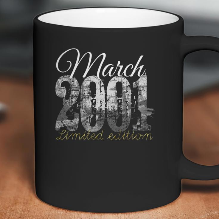 March 2001 Tee 21 Years Old 2001 21St Birthday Gift Coffee Mug