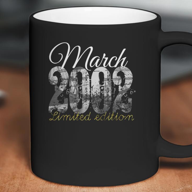 March 2002 Tee - 19 Years Old 2002 19Th Birthday Gift Coffee Mug