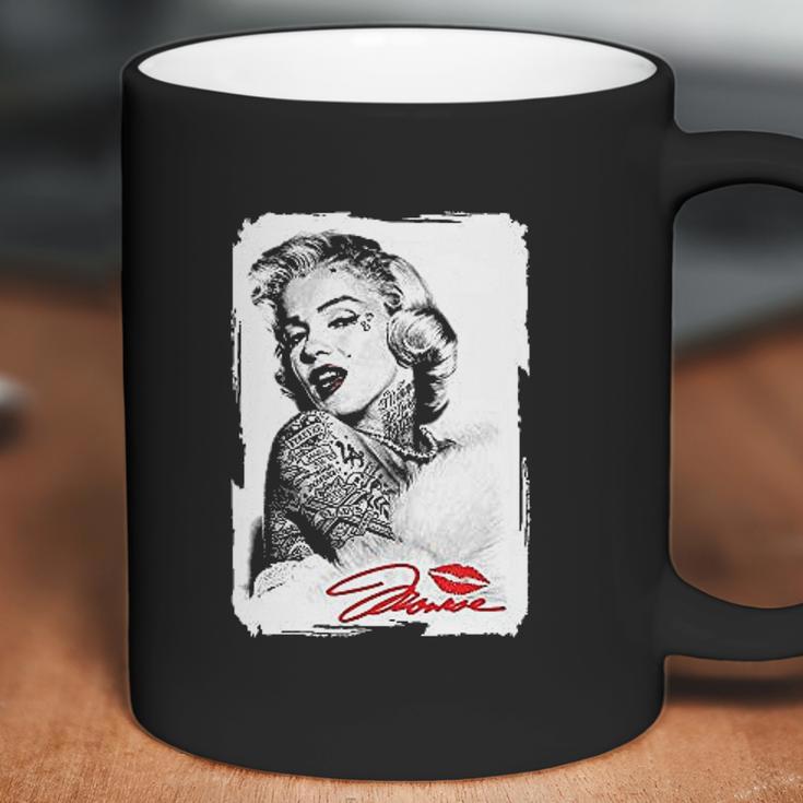 Marilyn Monroe Tattooed Coffee Mug