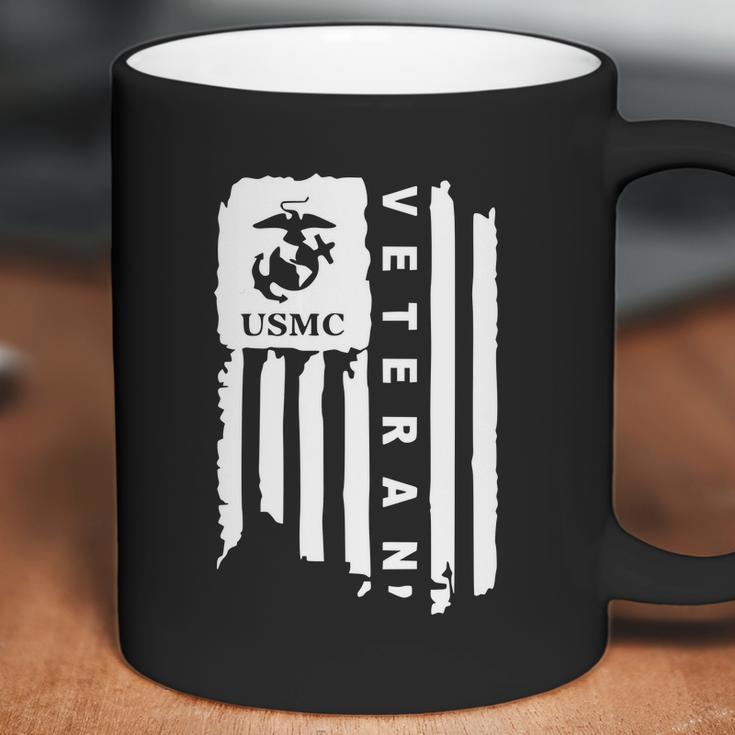 Marine Corps Usmc Veteran Us Flag Graphic Design Printed Casual Daily Basic Coffee Mug