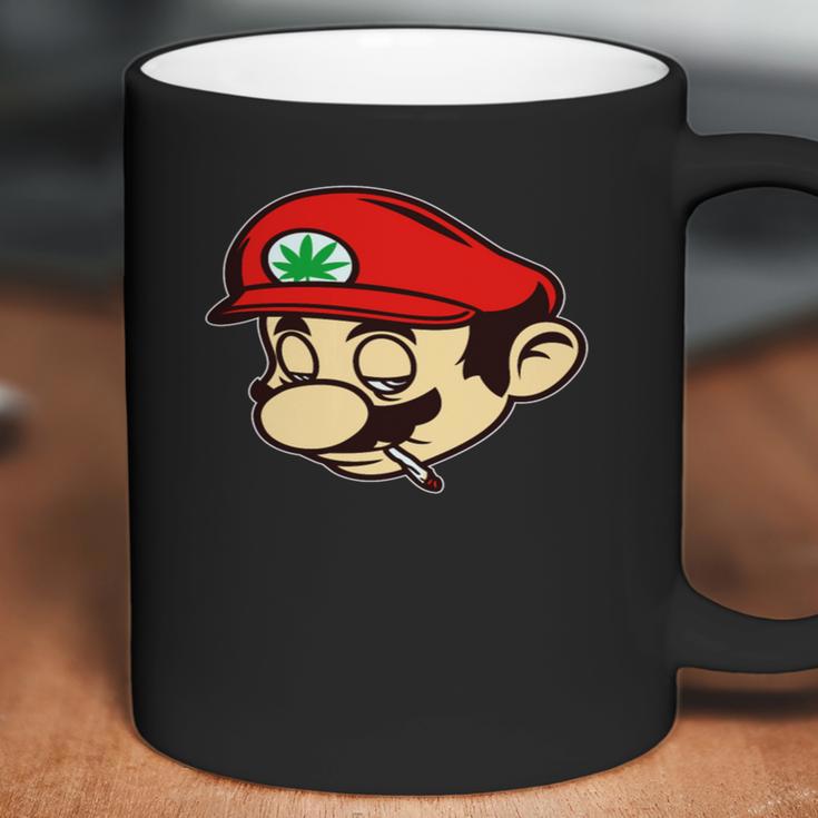 Mario Smoking Marijuana Weed Mario Coffee Mug