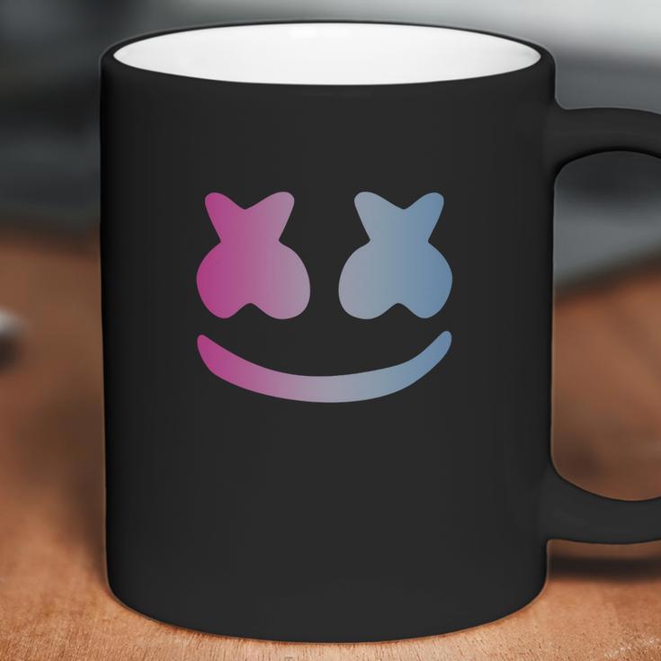 Marshmello Face Blue Violet Design Coffee Mug