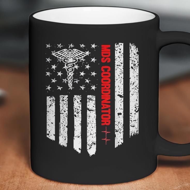 Mds Coordinator American Flag Rn Registered Nurse Gift Coffee Mug