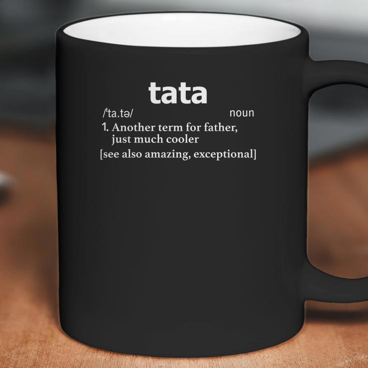 Mens Tata Father In Romanian Or Polish Funny Gifts Coffee Mug