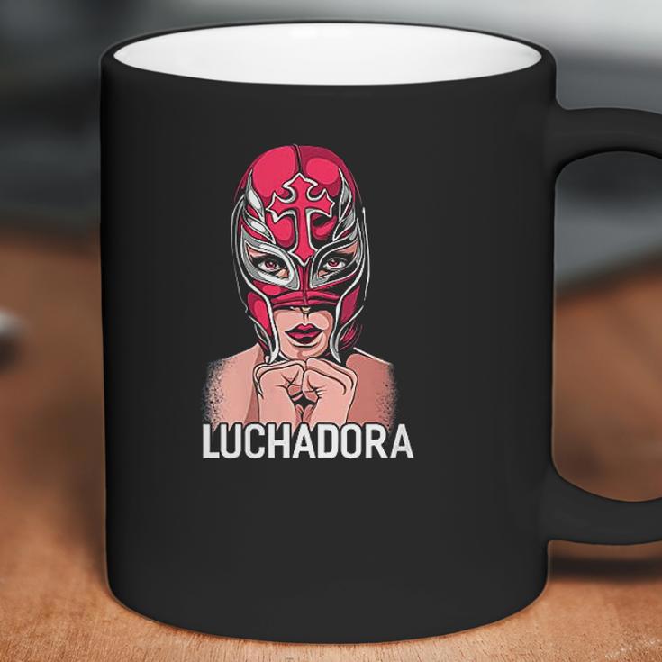 Mexican Female Wrestler Chingona Lucha Libre Luchadora Coffee Mug