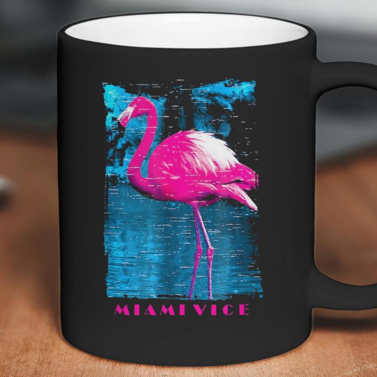 Miami Vice Flamingo Coffee Mug