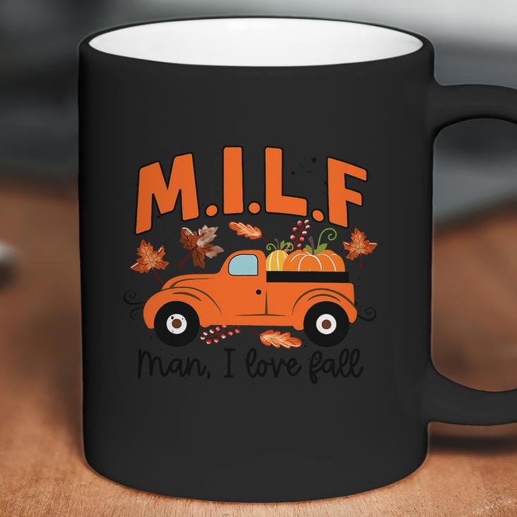 Milf Man I Love Fall Funny Truck Autumn Lover For Girl Coffee Mug