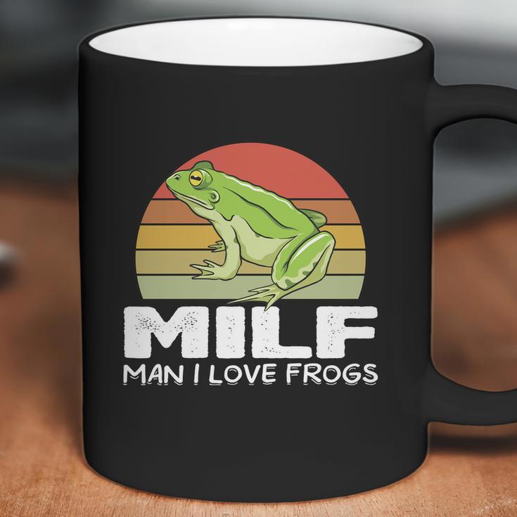 Milf Man I Love Frogs Funny Saying Frog Lovers Graphic Design Printed Casual Daily Basic Coffee Mug