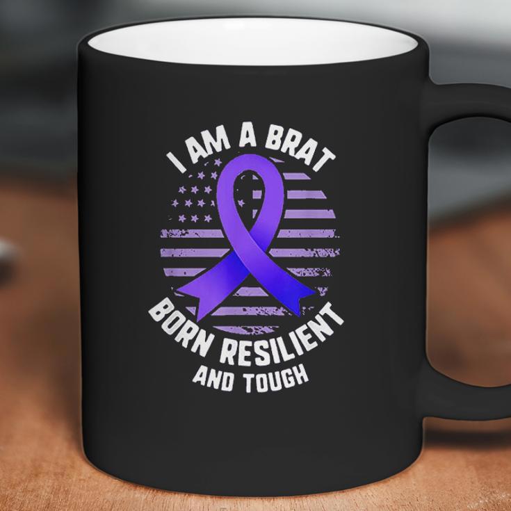 Military Child I Am A Brat Born Resilient And Tough Ribbon Coffee Mug