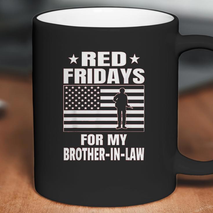 Military Red Fridays For Brother In Law Coffee Mug