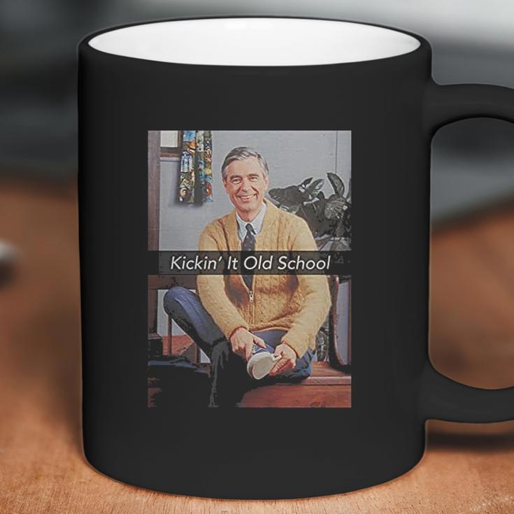 Mister Rogers Kickin It Old School Official Fitted T-Shirt Coffee Mug