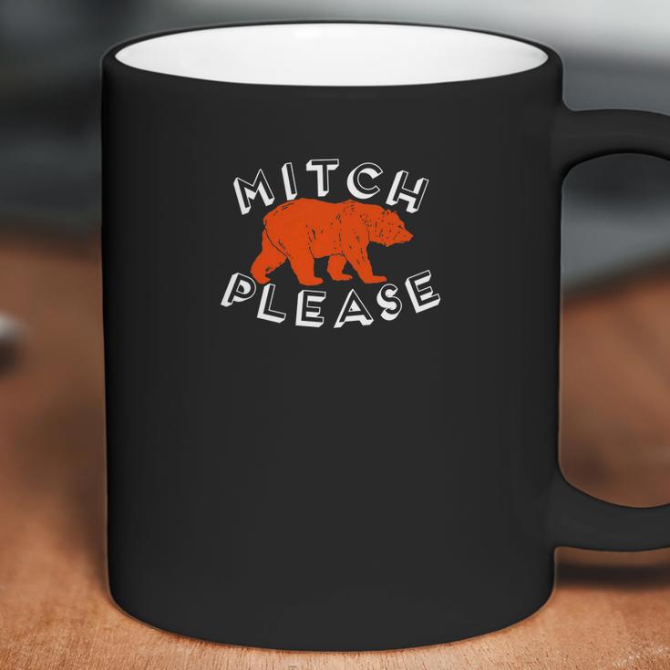 Mitch Please Orange Bear Funny Coffee Mug