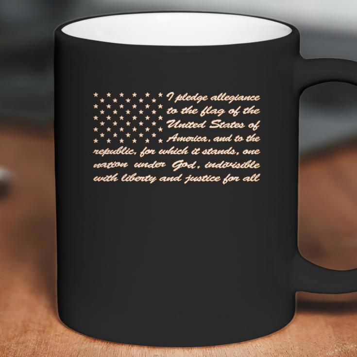 Mixtbrand Amerian Flag Pledge Of Allegiance Coffee Mug