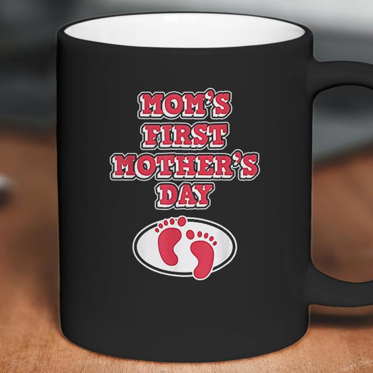 Mom First Mothers Day Baby Foot Coffee Mug