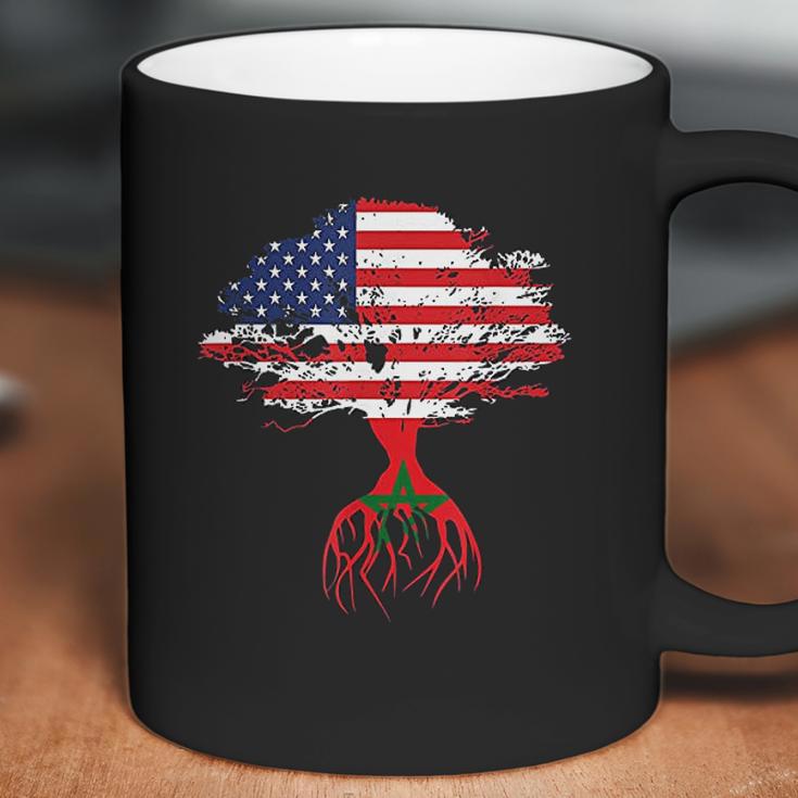 Moroccan Roots American Flag Morocco Gifts Coffee Mug