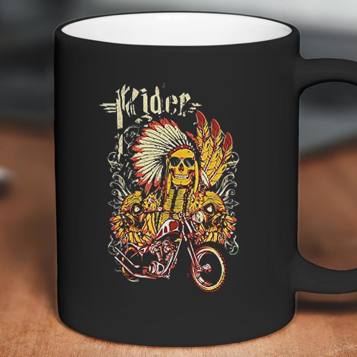 Motorcycle Indian Rider Coffee Mug