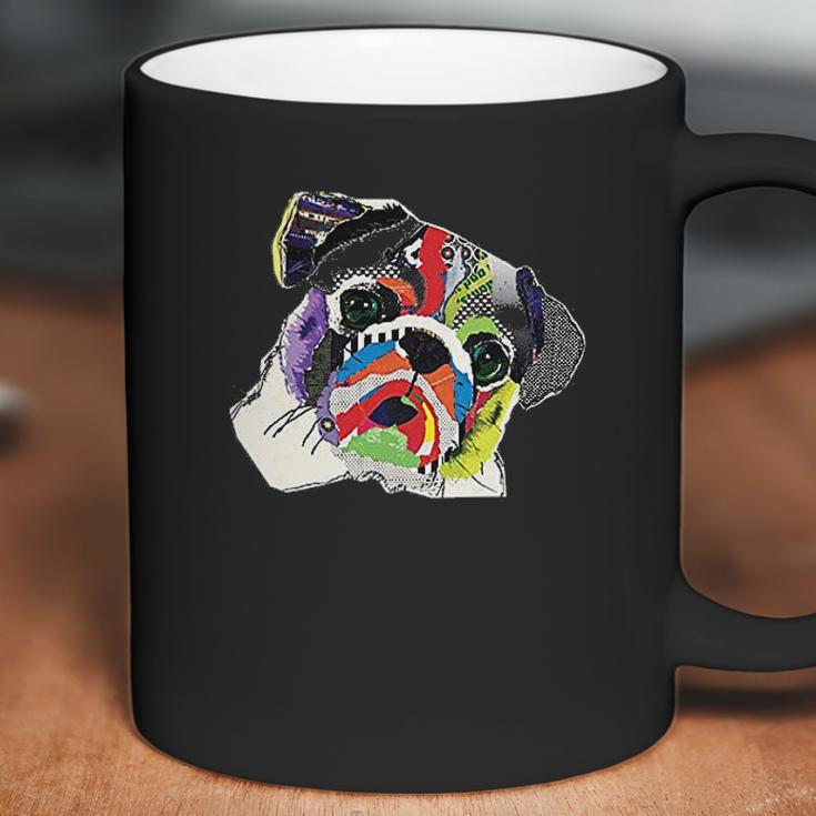 The Mountain Pet Pug Rainbow Pug Coffee Mug