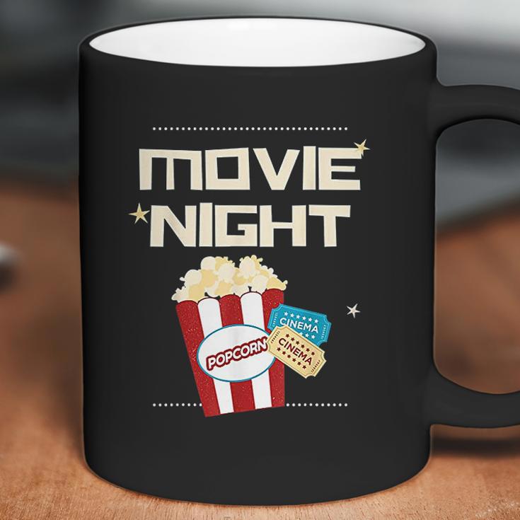 Movie Night Pop Corn Tickets Cinema Coming Soon Coffee Mug