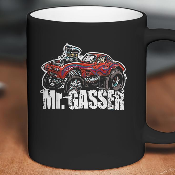 Mr Gasser Hot Rod Cartoon Race Car Coffee Mug