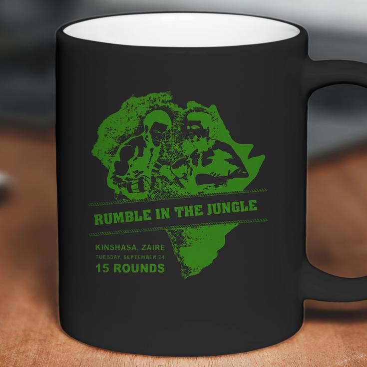 Muhammad AliShirt Rumble In The Jungle Poster Ali Vs Foreman Coffee Mug