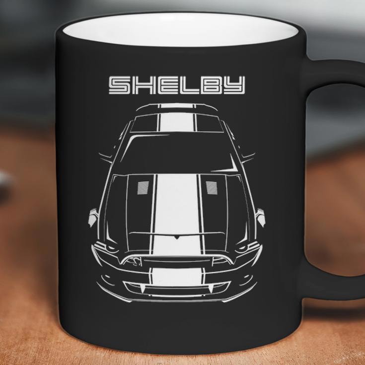 Mustang Shelby Gt500 Super Snake 2013 2014 White Stipe Coffee Mug