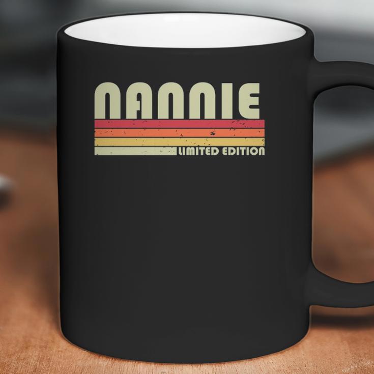 Nannie Gift Name Personalized Retro Vintage 80S 90S Coffee Mug