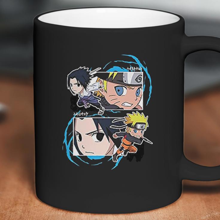 Naruto Shippuden Naruto And Sasuke Sd Fight Frames Coffee Mug