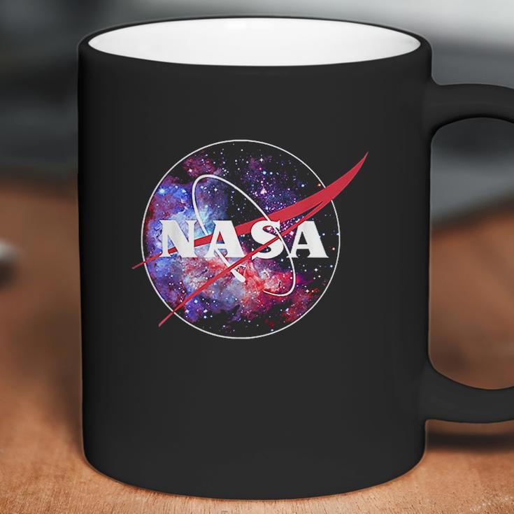 Nasa Purple Pink Mix Galaxy Style Logo Graphic Coffee Mug