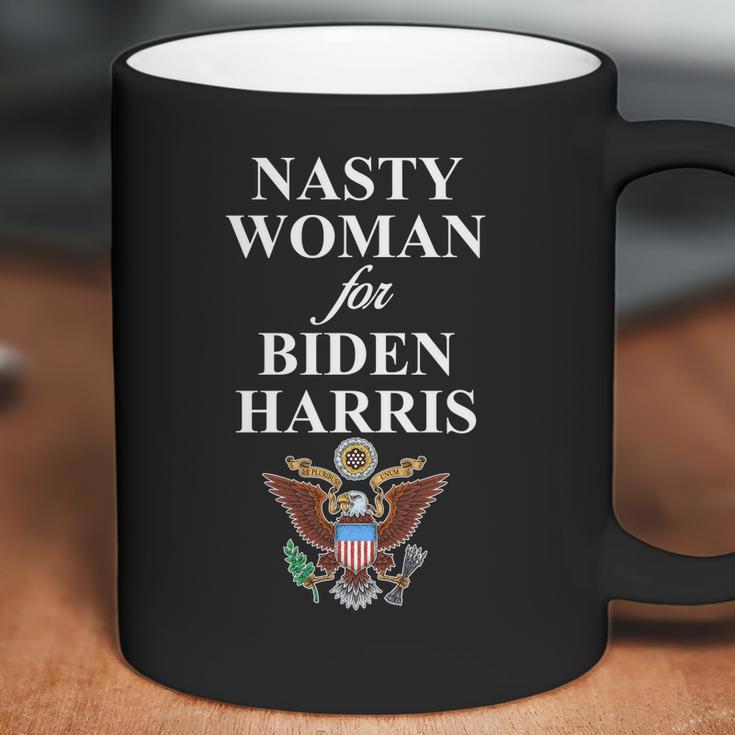 Nasty Woman For Biden Harris Eagle Logo Coffee Mug