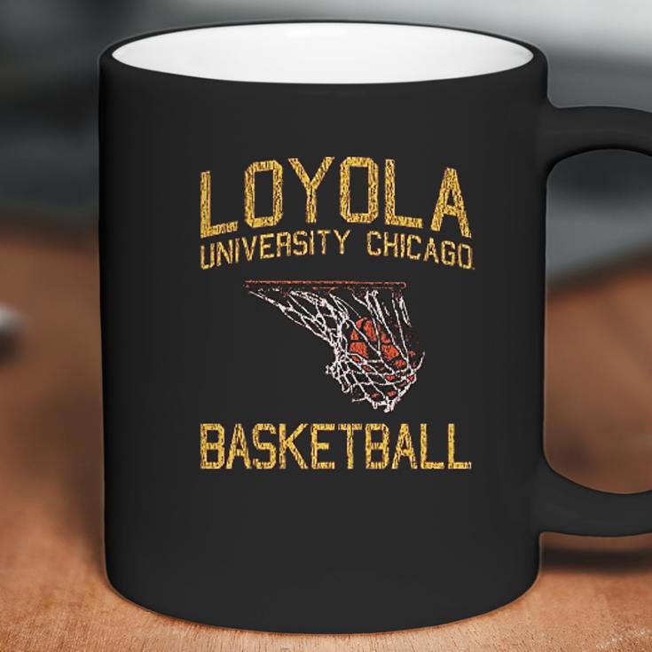 Ncaa Faded Retro Basketball Team Color Coffee Mug