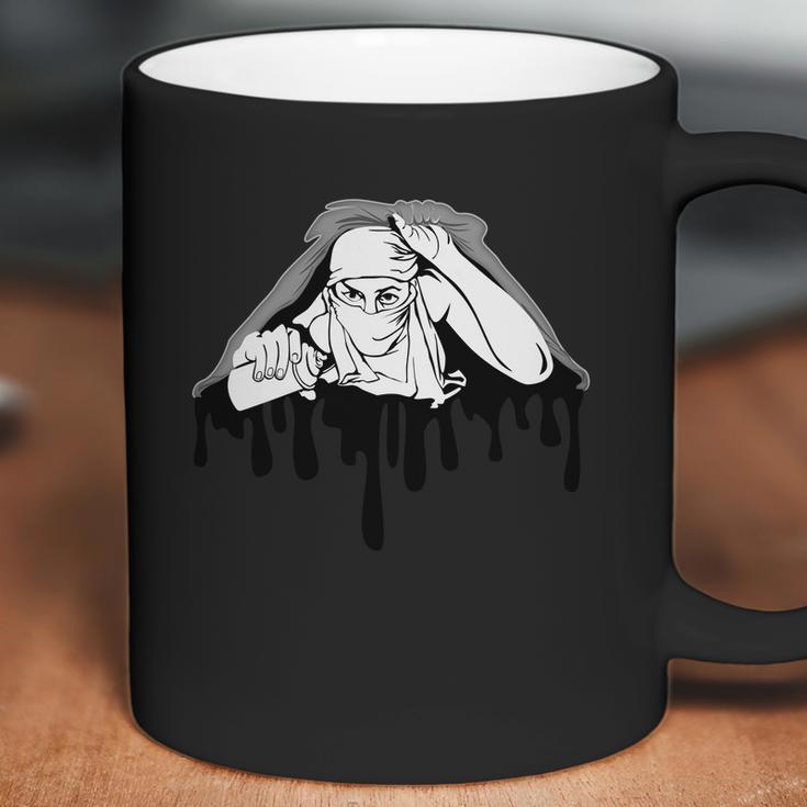 New Muralisme Vector Design Banksy Street Art Coffee Mug