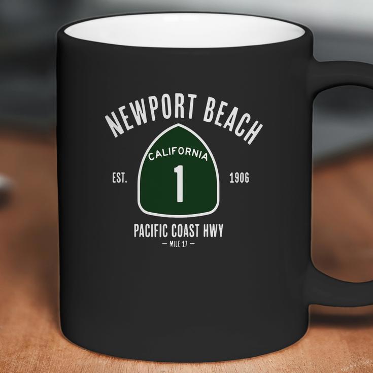 Newport Beach Pch Shirt Vintage Pacific Coast Highway Tee Coffee Mug