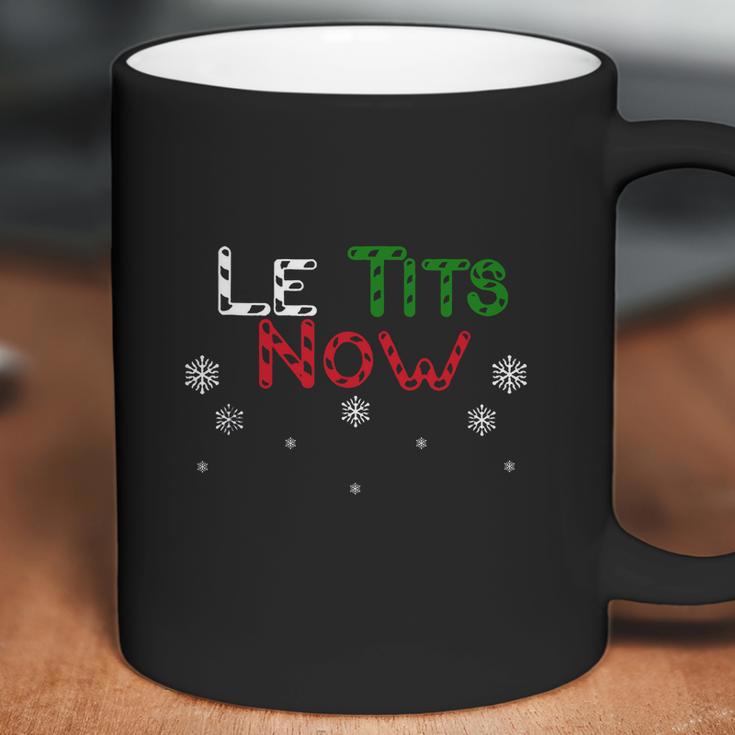 Nice Le Tits Now – Let It Snow Funny Christmas Sweater Coffee Mug