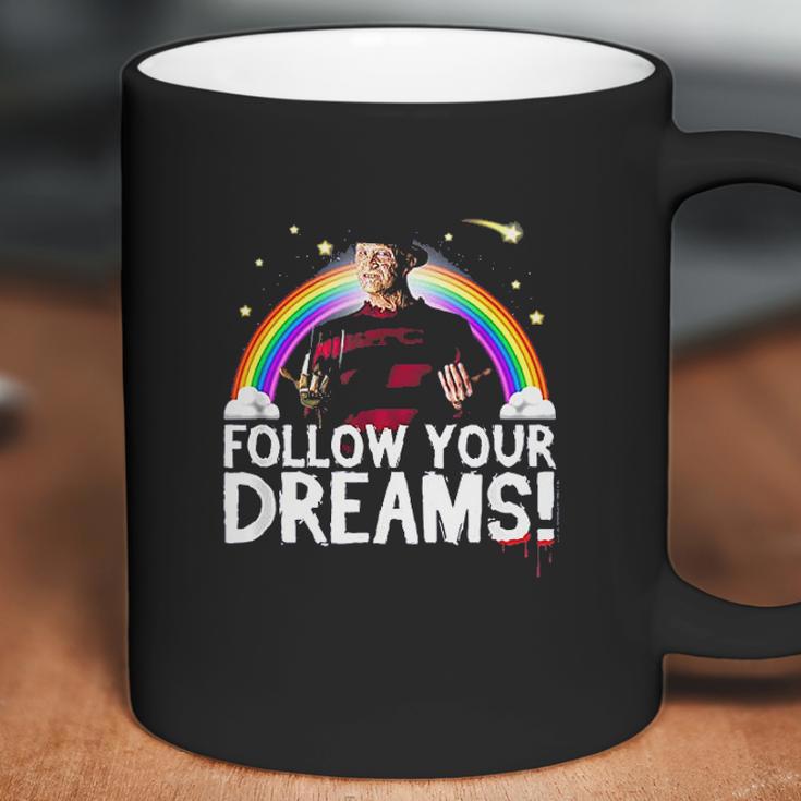 A Nightmare On Elm Street Freddy Follow Dreams Coffee Mug