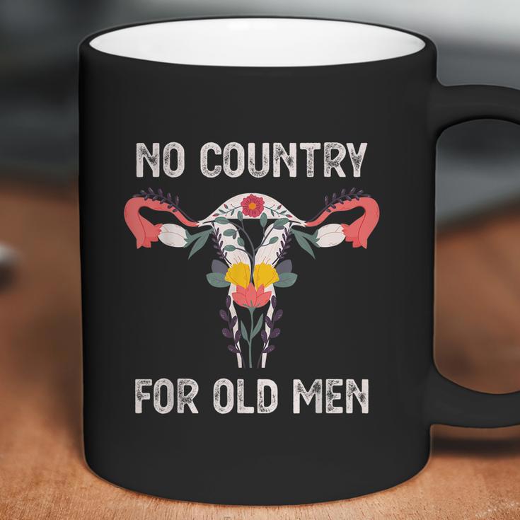 No Country For Old Men Funny Floral Vagina Uterus Coffee Mug