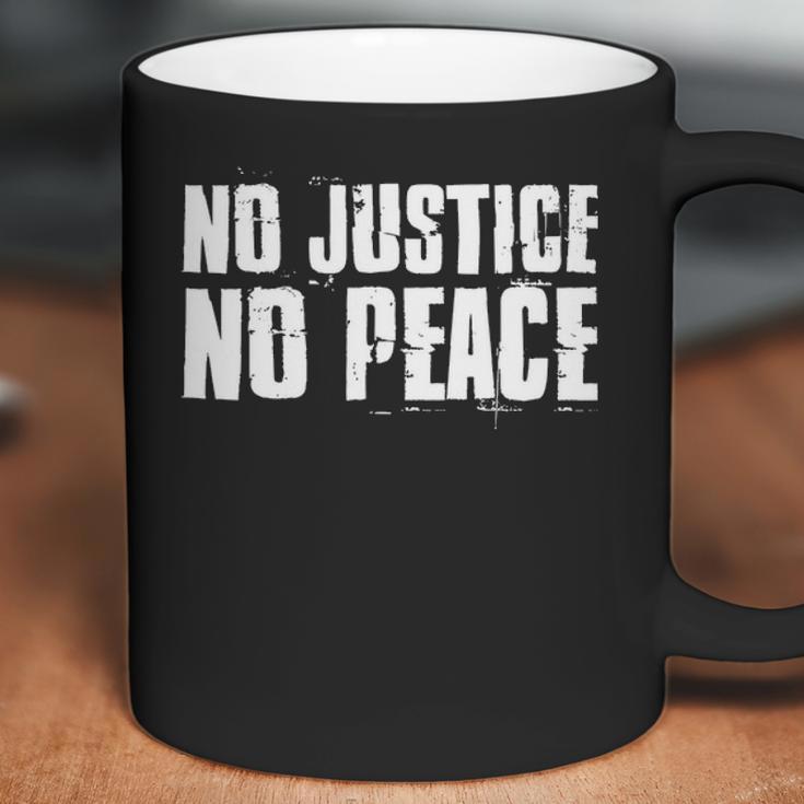 No Justice No Peace Black Lives Matter Coffee Mug