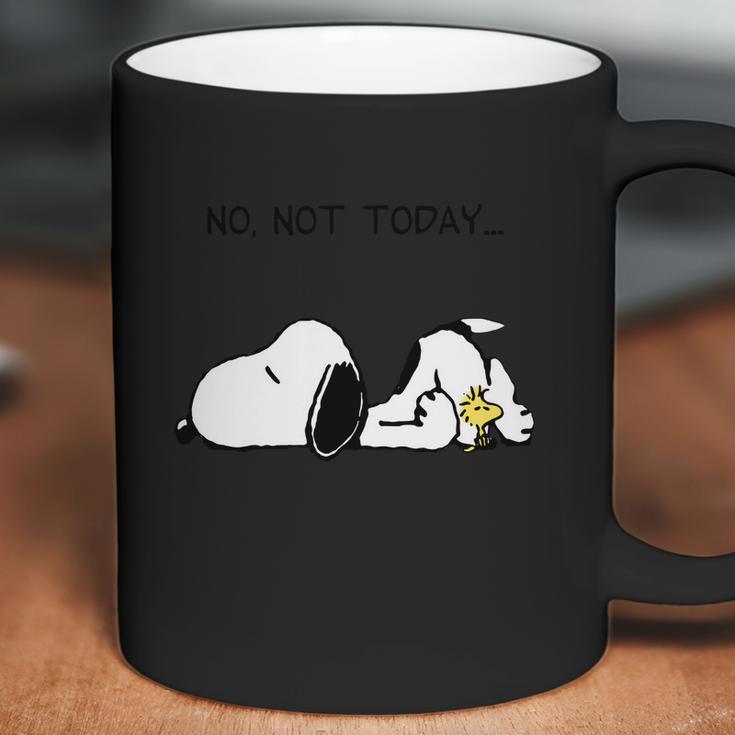 No Not Today Snoopy Coffee Mug