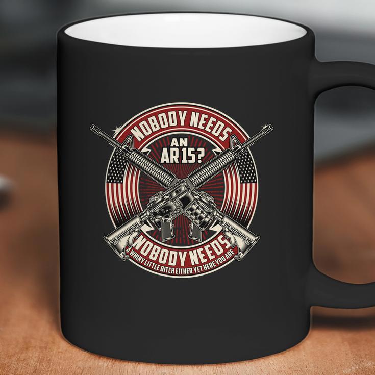 Nobody Needs An Ar15 Veteran Graphic Design Printed Casual Daily Basic Coffee Mug