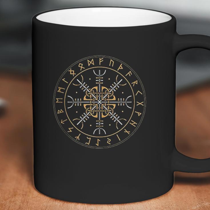 Nordic Viking Symbol Helm Of Awe Coffee Mug