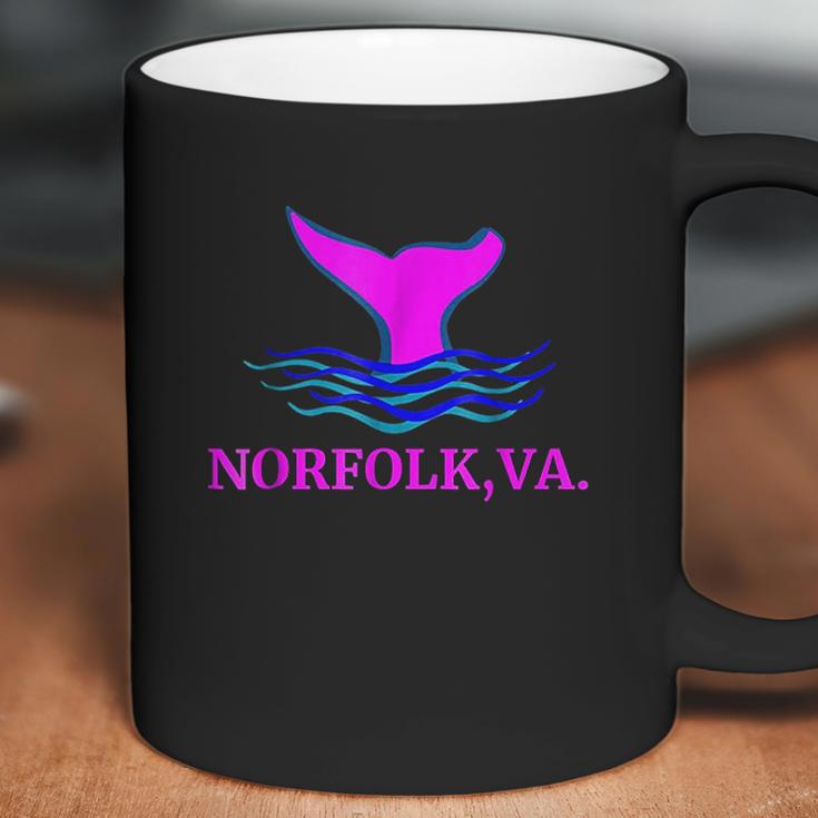 Norfolk Virginia Diving Mermaid Coffee Mug