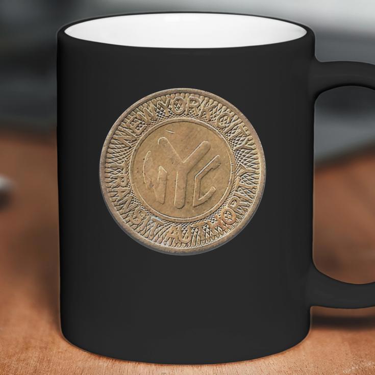 Nyc Subway Token Coffee Mug