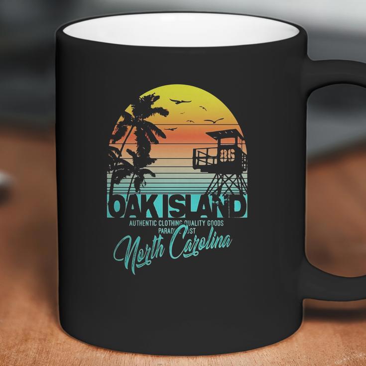 Oak Island North Carolina Beach Shirt Coffee Mug